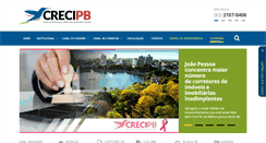 Desktop Screenshot of creci-pb.gov.br